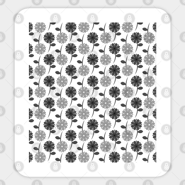 Flower plant seamless pattern Sticker by Spinkly